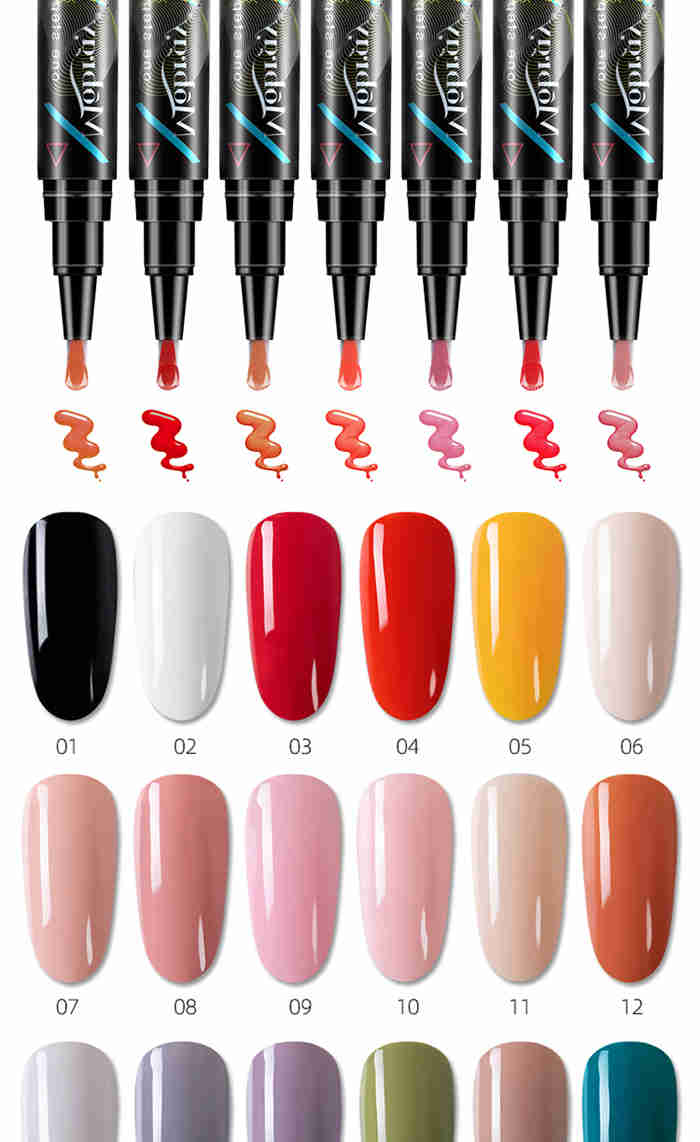 Один шаговый гель цвет