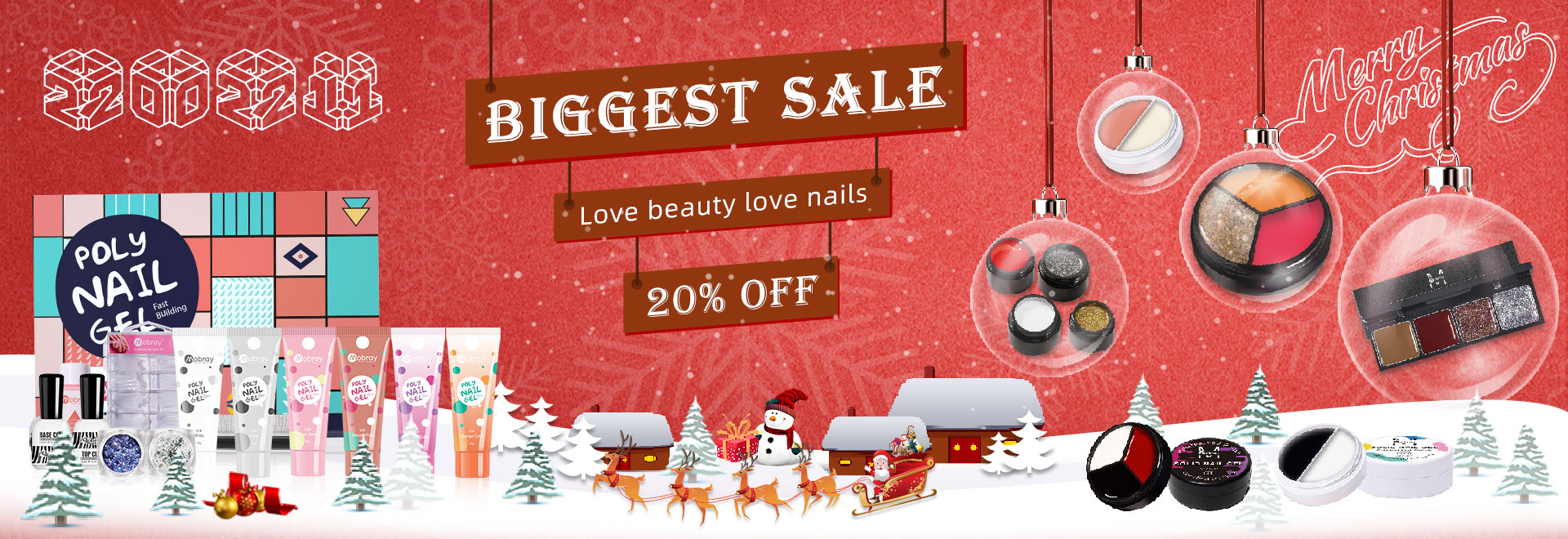 Рождественская горячая распродажа гель для ногтей