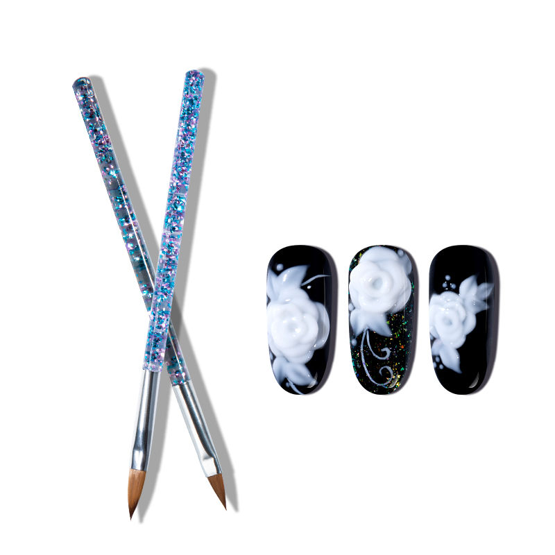 Mobray новое поступление оптовые зарубежные хрустальные ручки для красоты ногтей