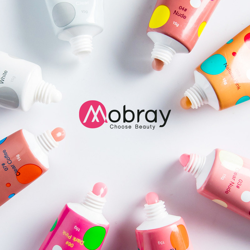 Mobray OEM ODM Poly Gel Kits Builder Gel with Slip Solution Nail Art Поставщик