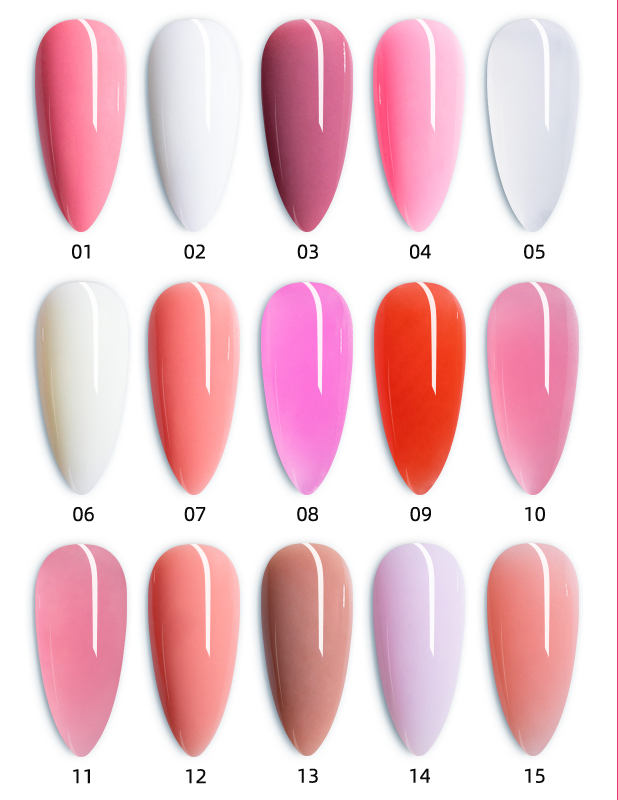 Поли гель устанавливает цветовую диаграмму