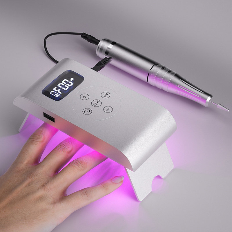 Portable 2 in 1 Main Drill Machine и UV -гель -лампа для Manicure
